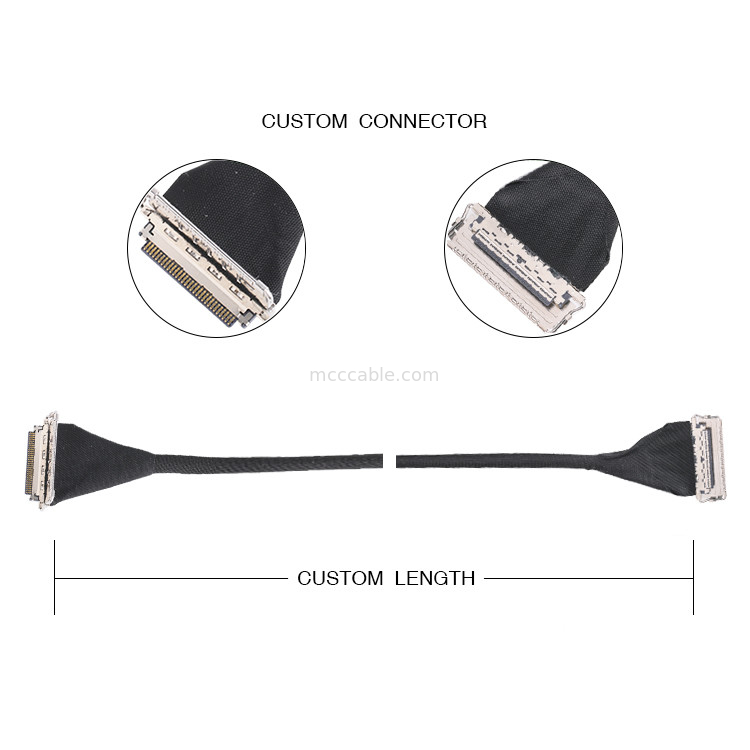 20679 0.4mm Pitch 20pin 30pin 40pin 50pin Micro Coaxial Connector Arah Horizontal