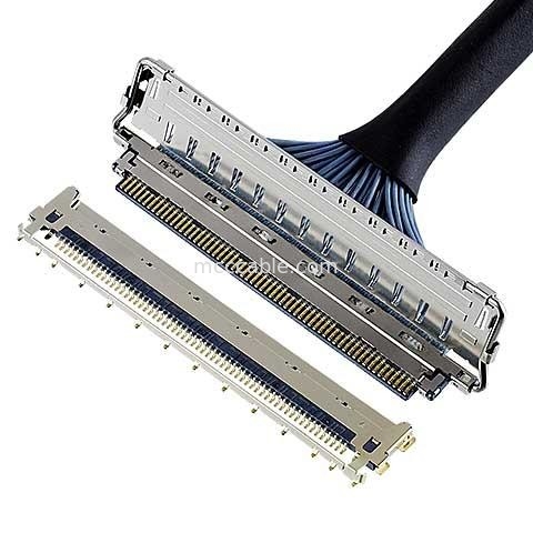 20680 20788 20789 20790 0.4mm pitch Konektor mikro-koaksial jenis perkawinan horizontal Mellanox