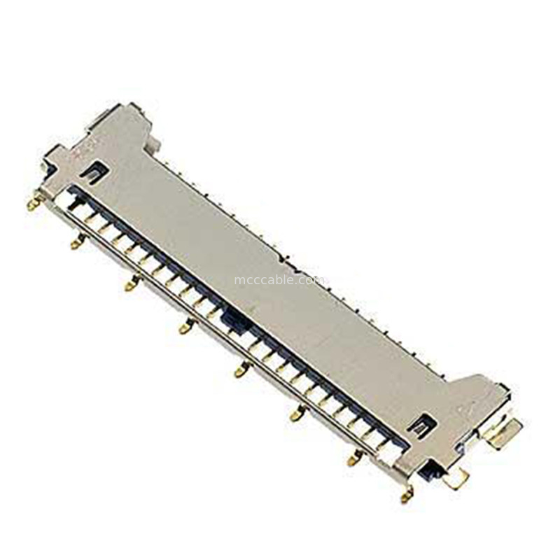 jenis konektor lvds 40 pin konektor lvds 20977-040T 040E 01 Tipe kawin horisontal Konektor mikro-koaksial