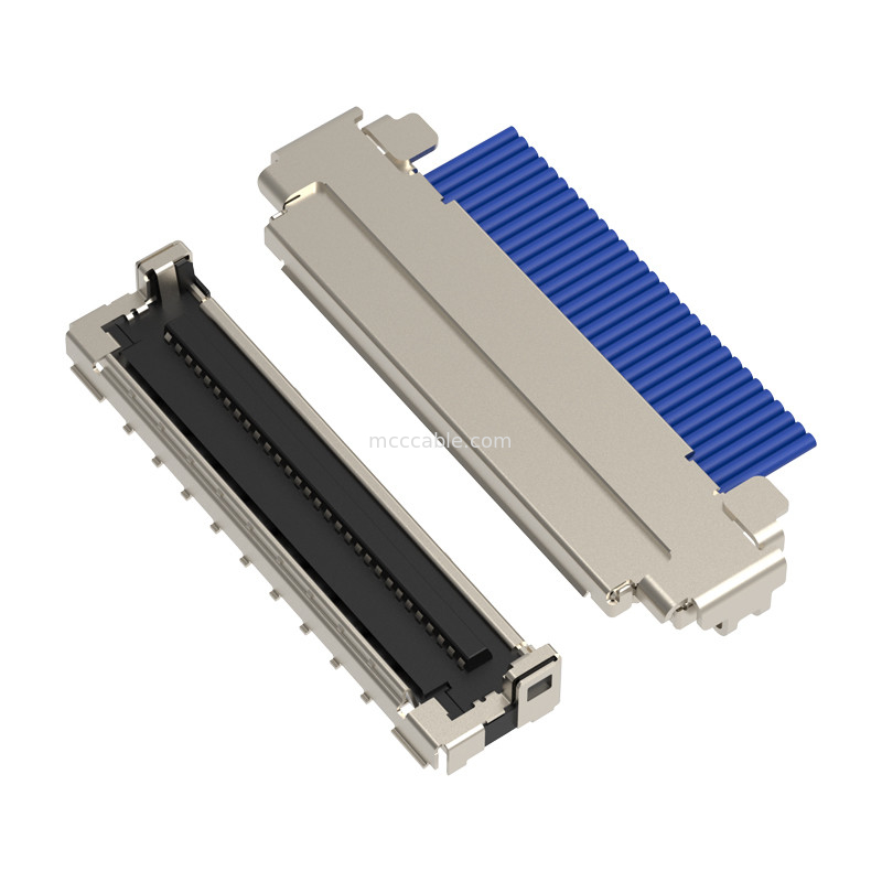 MICRO COAX CABLE 30P 20878-030T-01 Micro Coaxial LVDS Kabel Dengan Perisai EMC dan Kunci Mekanis