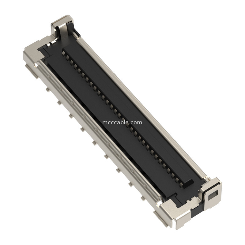 MICRO COAX CABLE 30P 20878-030T-01 Micro Coaxial LVDS Kabel Dengan Perisai EMC dan Kunci Mekanis