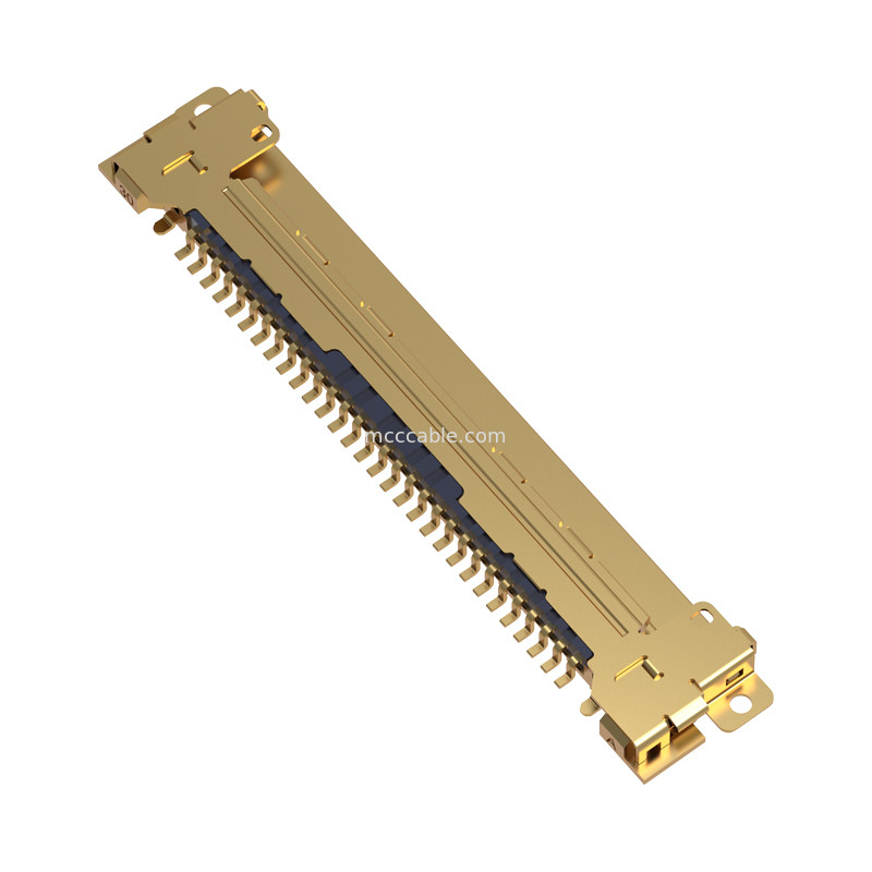 20453-230T-03 0,5 mm pitch Konektor mikro-koaksial tipe perkawinan horizontal