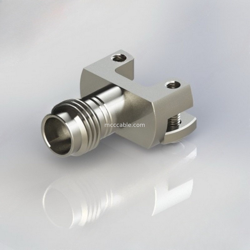 Konektor Sambungan Kabel 3,5mm Perempuan Ke Tepi PCB Meluncurkan Konektor Coaxial RF 34GHz