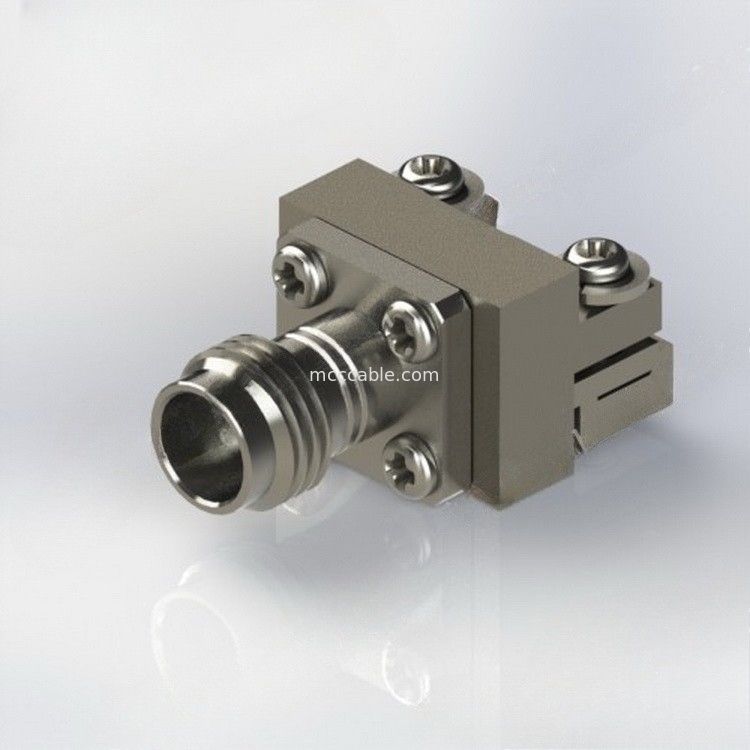 Konektor Sambungan Kabel 3,5mm Perempuan Ke Tepi PCB Meluncurkan Konektor Coaxial RF 34GHz