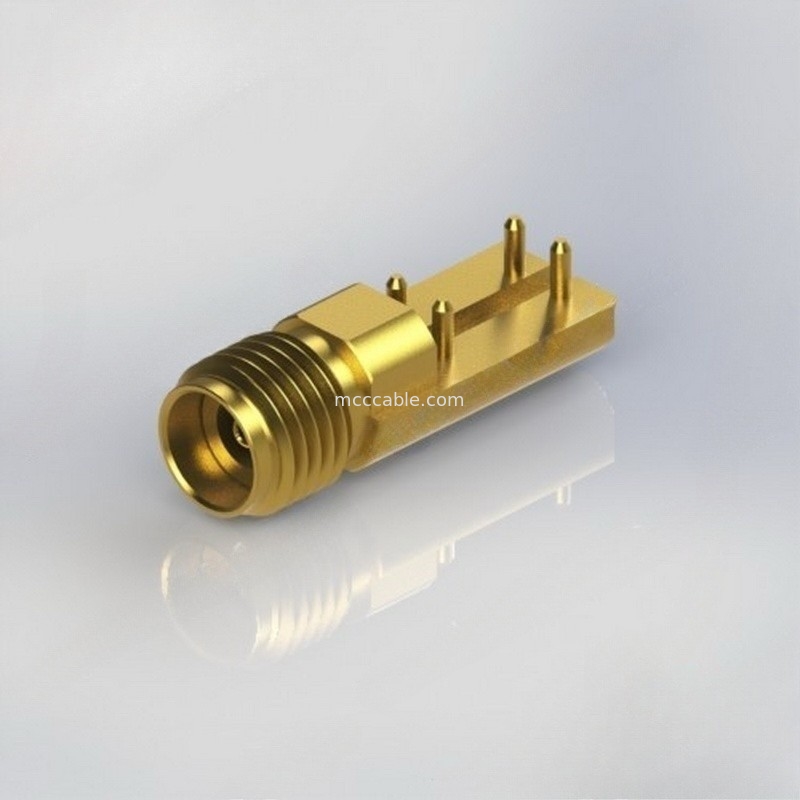 CONN SMA Female RF Coax Connector Lurus Dengan .015 