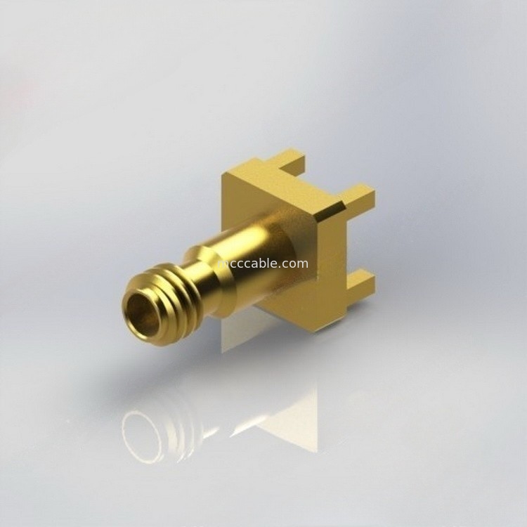 OEM Brass 1mm RF Coaxial Connector Dengan .009 