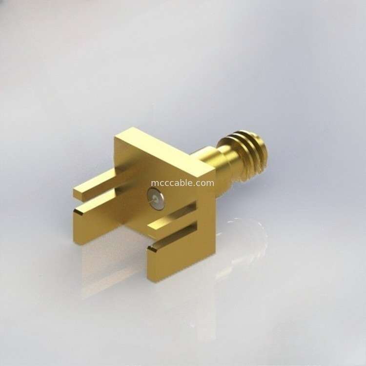 OEM Brass 1mm RF Coaxial Connector Dengan .009 