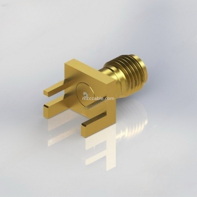 OEM Brass 1mm RF Coaxial Connector Dengan .009 