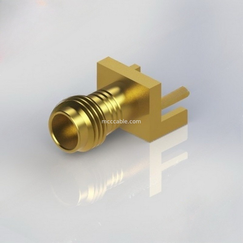 OEM Brass 1mm RF Coaxial Connector Dengan .009 