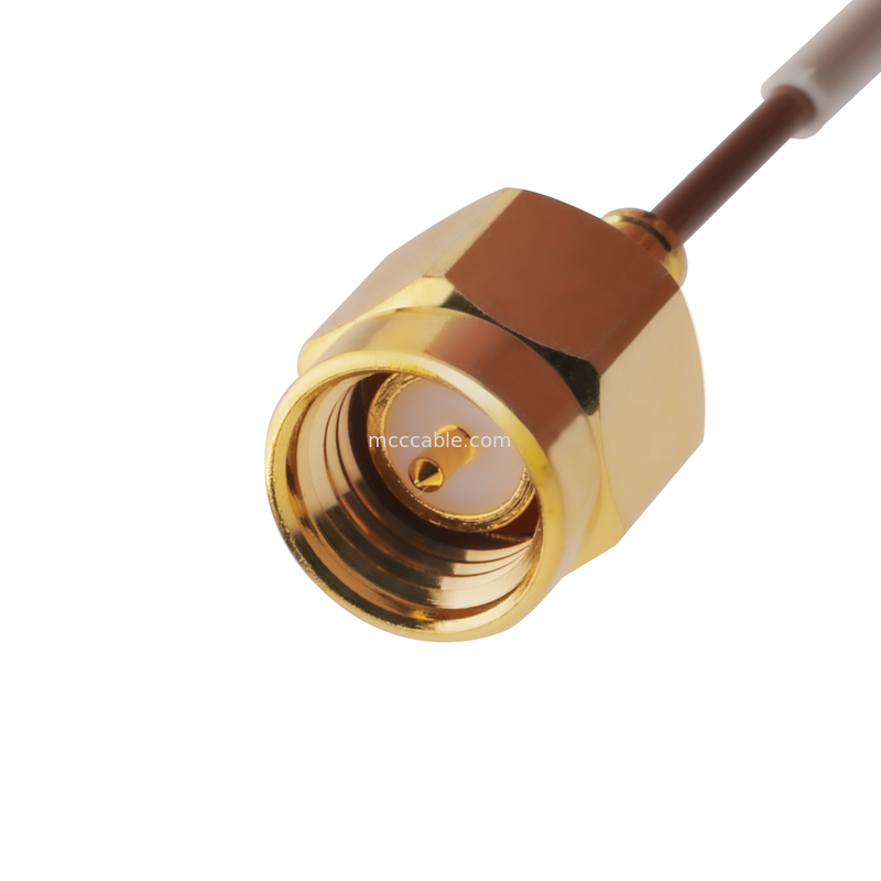0,047 5G Kabel Coax Semi Kaku Sma Male Straight Plug Te 1996771-1 Ke Smpm Female Jack