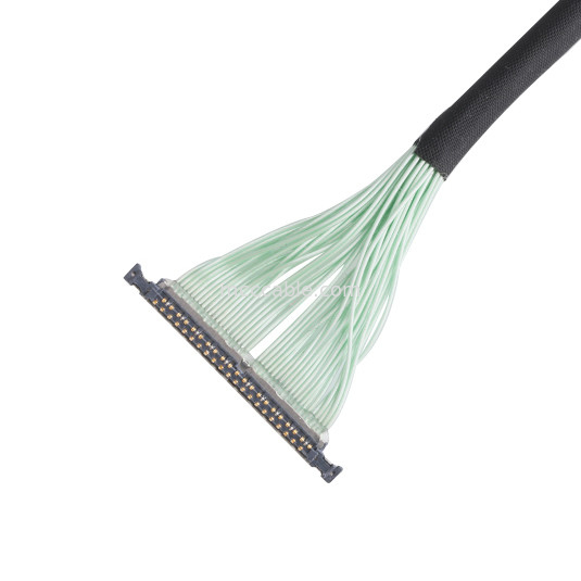 20496-040T-40 20497-040T-30 2679-040-10 20498-040E-41 40P LVDS Kabel Koaksial Mikro