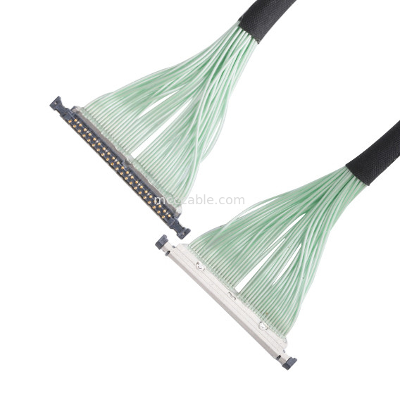20496-040T-40 20497-040T-30 2679-040-10 20498-040E-41 40P LVDS Kabel Koaksial Mikro