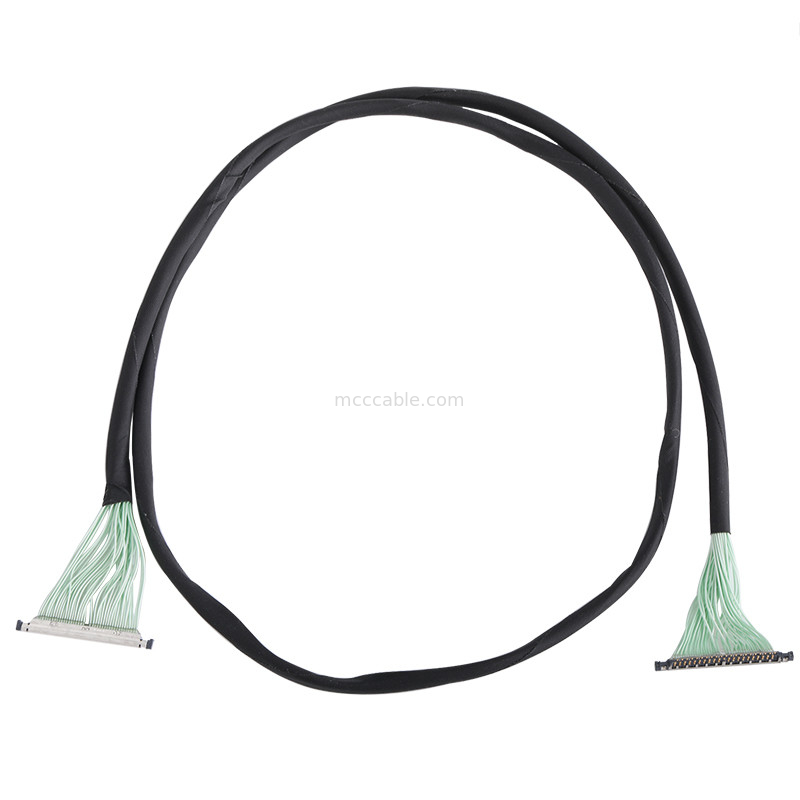 20496-040T-40 20497-040T-30 2679-040-10 20498-040E-41 40P LVDS Kabel Koaksial Mikro