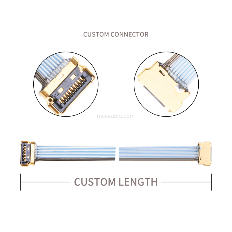 Kabel LVDS 10P 0,35mm Pitch 20857-010T-01 KABEL RATUP untuk kabel micro coaxial kabel kabel