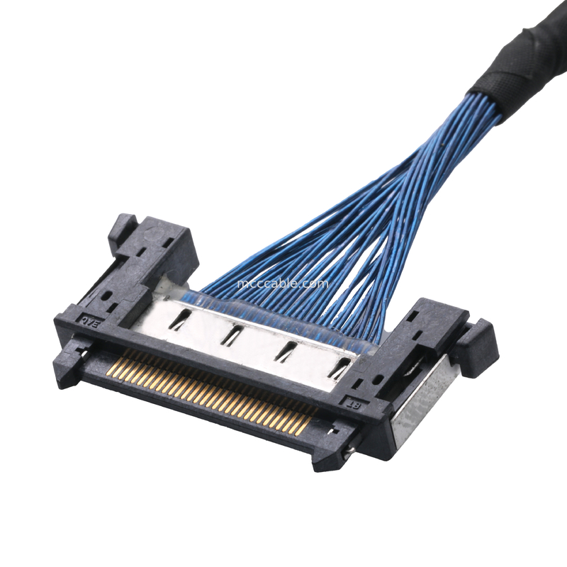 JAE FI-RE31CL Ke FI RE31CL LCD Lvds Kabel perakitan kabel yang disesuaikan 0.3mm pitch molex wire harness