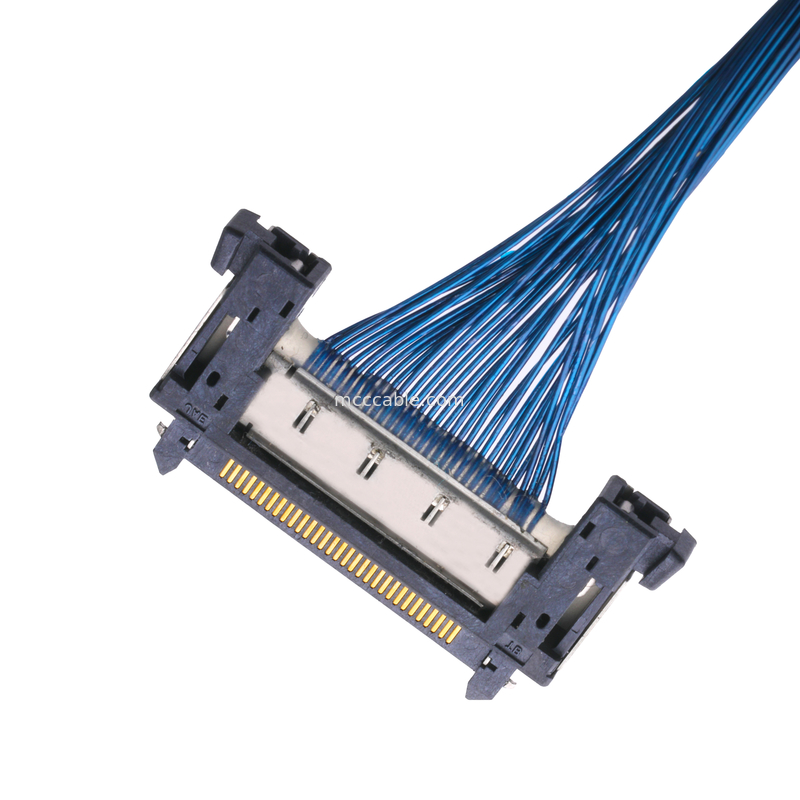 JAE FI-RE31CL Ke FI RE31CL LCD Lvds Kabel perakitan kabel yang disesuaikan 0.3mm pitch molex wire harness