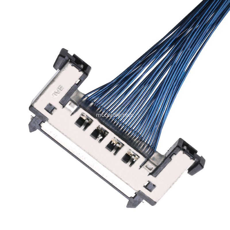 JAE FI-RE31CL Ke FI RE31CL LCD Lvds Kabel perakitan kabel yang disesuaikan 0.3mm pitch molex wire harness
