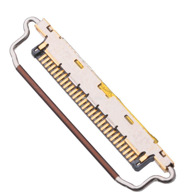 DF81-30P-LCH Micro Coaxial Cable Connector Warna Kuning Muda Merah