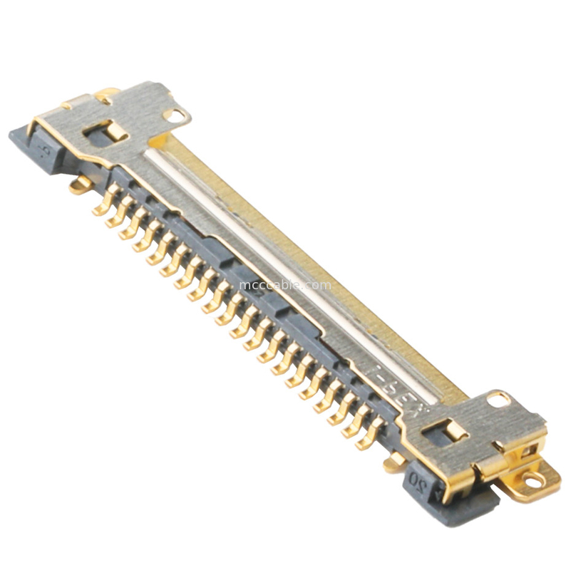Micro Coaxial Circular Power Connector Tipe Perkawinan Horizontal