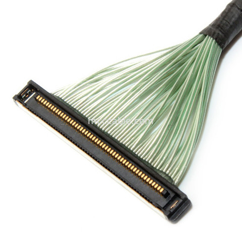 50 Pin 20380-R30T-06 LVDS EDP Micro Coaxial Cable Assembly 50P konektor