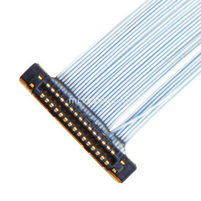 0.25mm Pitch KEL XSLS20-30 Rakitan Kabel Koaksial Mikro Untuk Kamera Pengawas