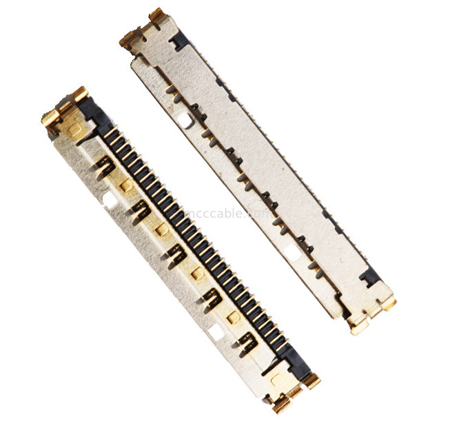 Jam 30 Pin Df81 Konektor Koaksial Mikro 0.4mm Pitch DF81-30S-0.4H
