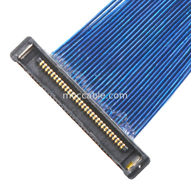 30 Pin EDP  Micro Coaxial Cable Assembly 20380-R30T-06 konektor layar lvds