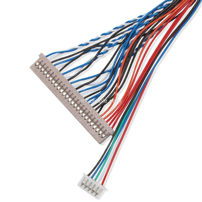 250V 20 Pin Kabel Lvds  Df14 Ke Df14 Untuk Laptop konektor display lvds