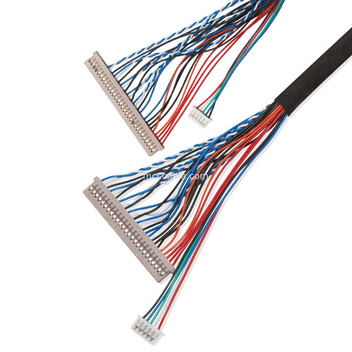 250V 20 Pin Kabel Lvds  Df14 Ke Df14 Untuk Laptop konektor display lvds