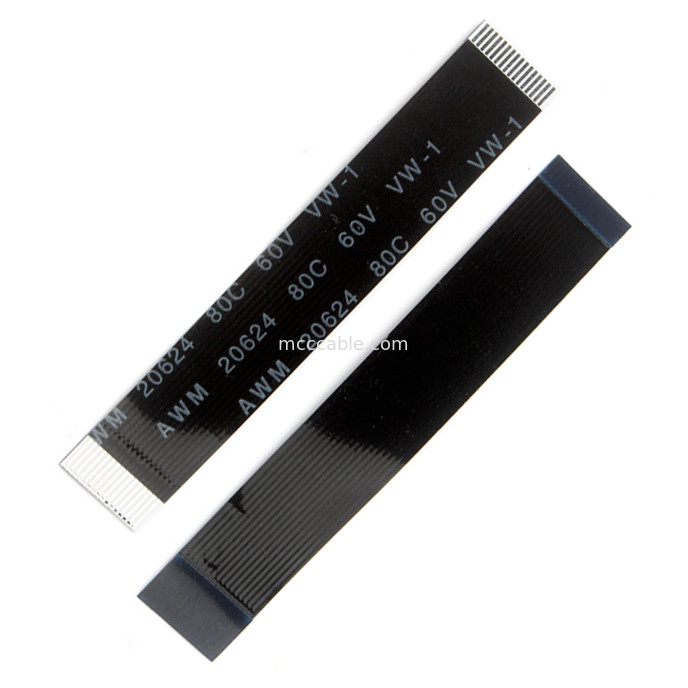 4 Pin FFC FPC Cable, OEM FFC Ribbon Cable Untuk konektor display lvds Printer
