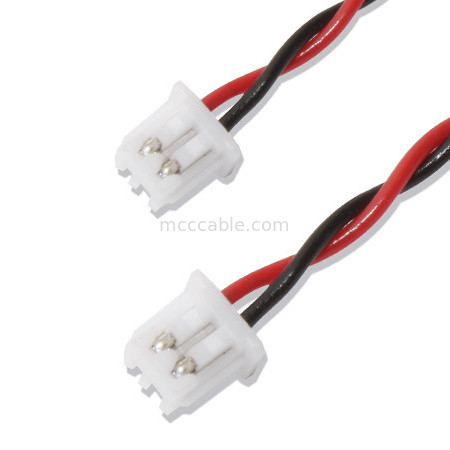 JST PH 2.0 Connector Wire Harness UL1007 Black Red Wire Harness Cable Assemblies