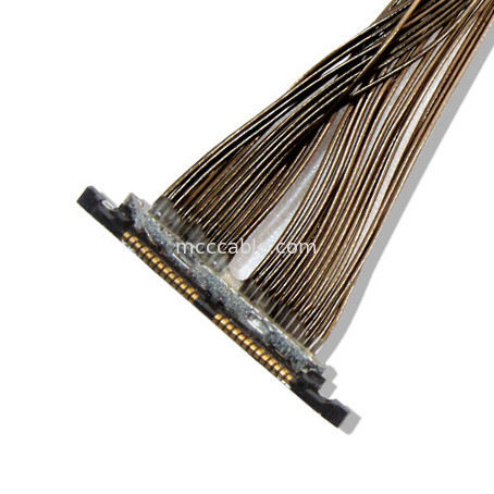 0.3mm Micro Coaxial Cable DF56 26P 0.3SD Untuk konektor kamera drone dan koneksi mekanis