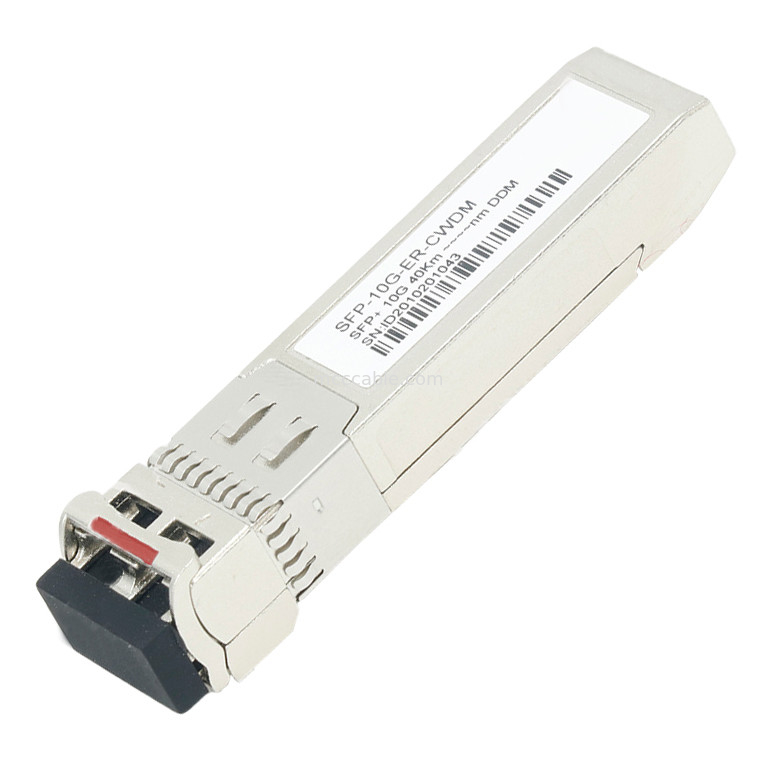 SFP-10G-ER-CWDM 40km DDM Mendukung saluran serat sFP Untuk Ethernet