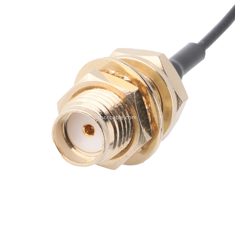 Adaptor Konektor OEM ODM RF Konektor Kabel Koaksial Adaptor SMA-F-Jack ke Colokan Khusus