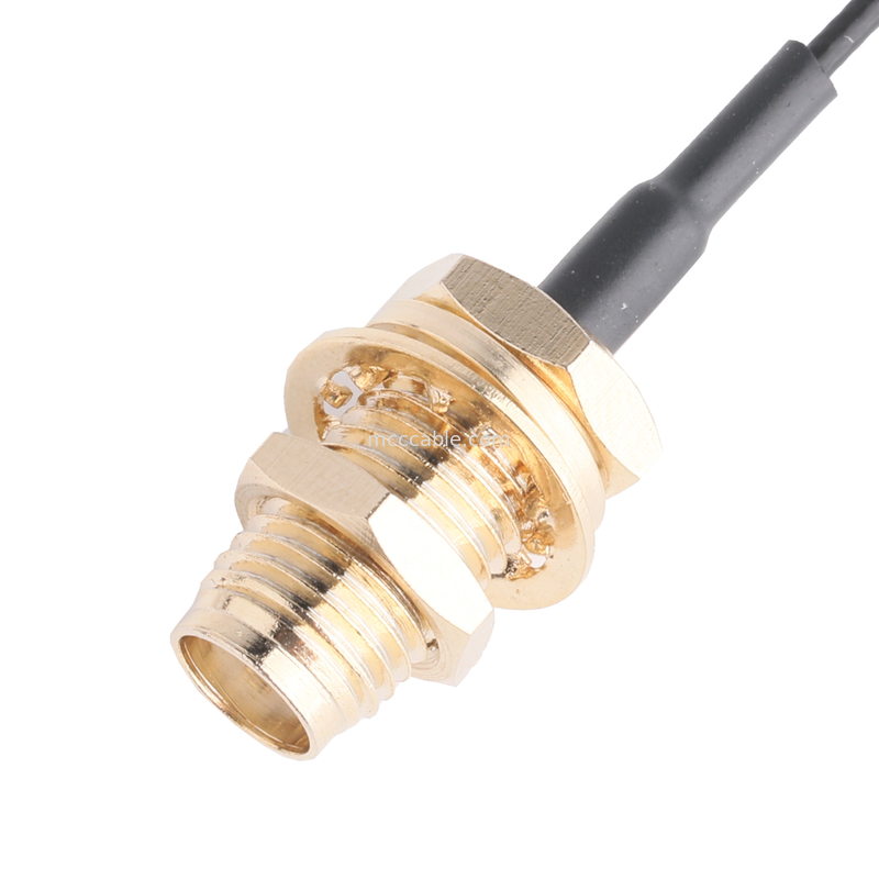 Adaptor Konektor OEM ODM RF Konektor Kabel Koaksial Adaptor SMA-F-Jack ke Colokan Khusus