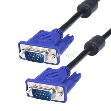 Male To Male Konektor Kabel Pita Datar Fleksibel Untuk Monitor Komputer TV