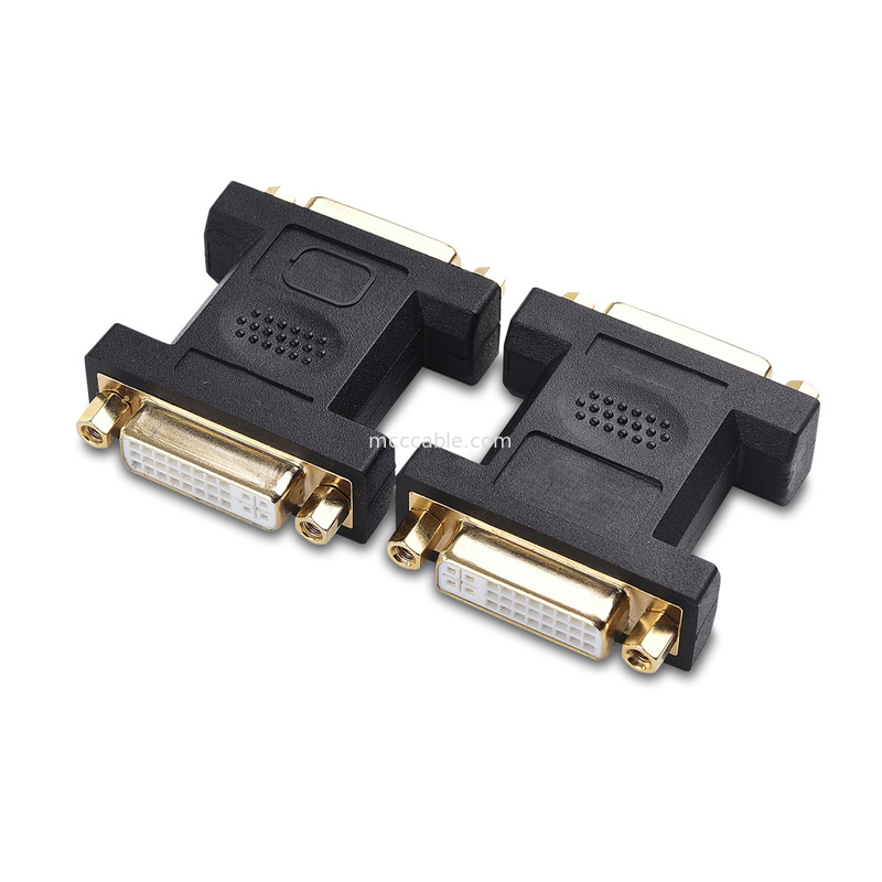 2 Paket Dvi Wanita Coupler Dual Link 24 + 5 Pin Untuk LCD Kabel Konektor Majelis