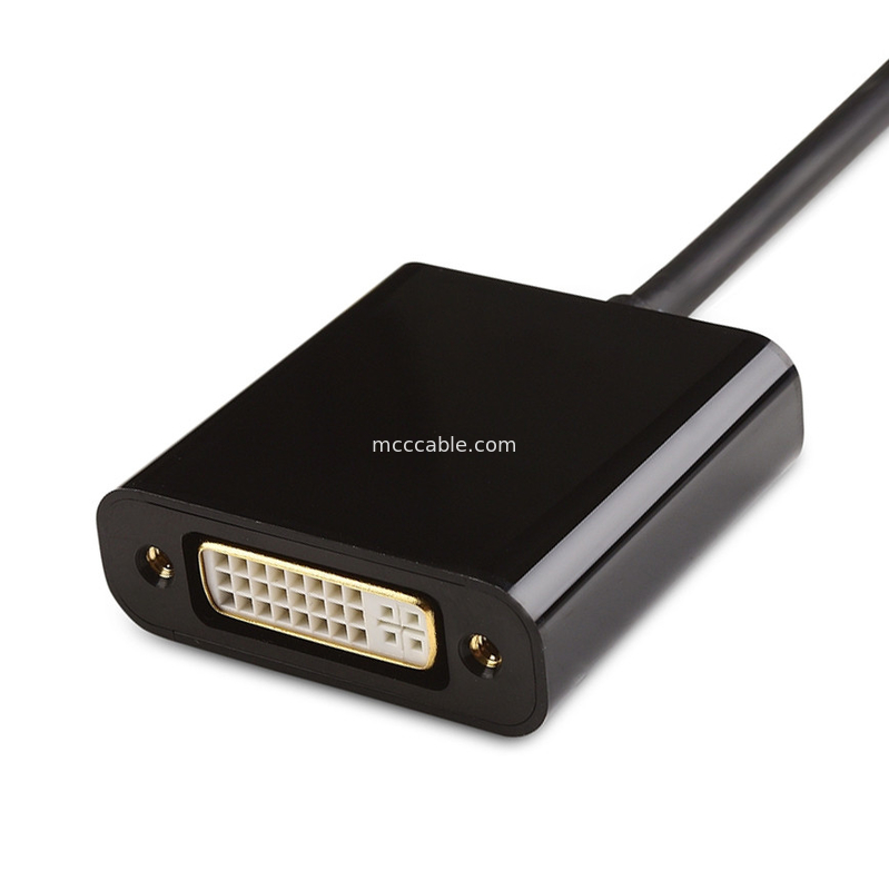 OEM / ODM Lvds Kabel Majelis Mini Displayport Untuk Dvi 3 In 1 Adapter Konektor
