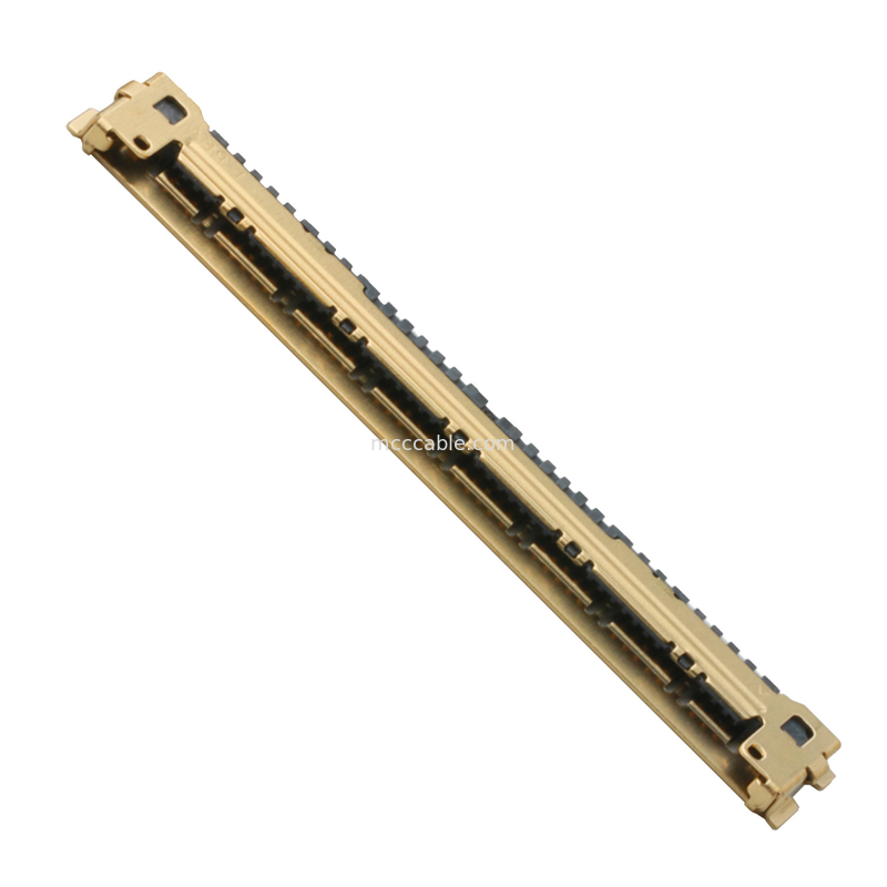 50 Pin Micro Coaxial Connector 0.4mm Pitch 20525-050e-02 Akhir pelat