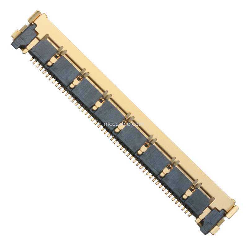 50 Pin Micro Coaxial Connector 0.4mm Pitch 20525-050e-02 Akhir pelat