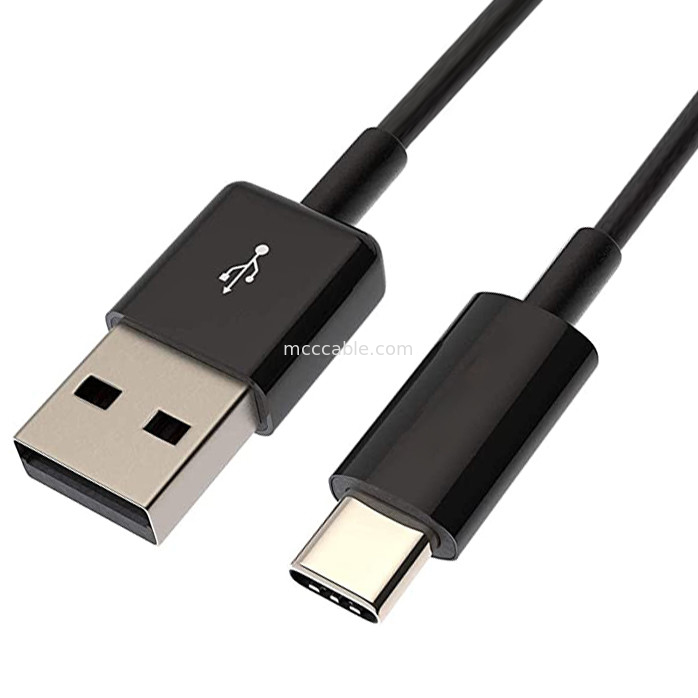 USB tipe C ke USB 2.0 USB C kabel data kecepatan tinggi 0,5 meter
