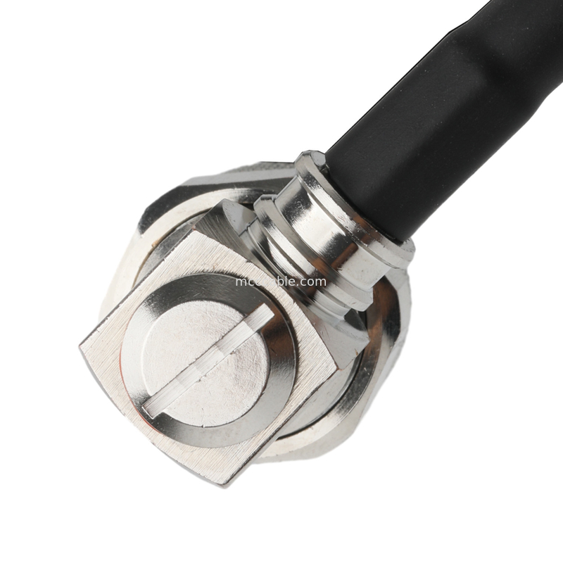RF Connector Lmr-240 Low Loss Rf Cable Hitam Sma Male Straight Plug To N Male Plug Plug Sudut kanan