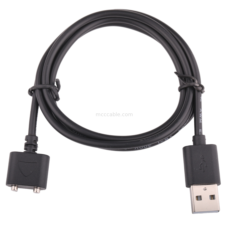 Konektor magnetik ke USB 2.0 A / M 4p Ld Penatural Hf Putih Pvc 45p Rohs