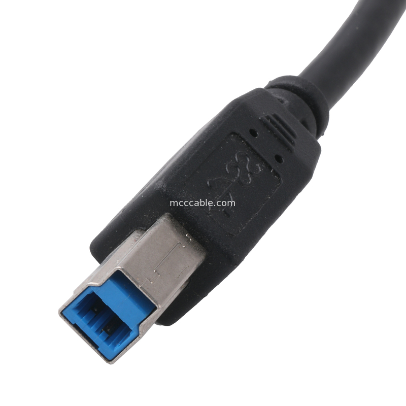 Plug And Play Printer Kabel Konektor USB 3.0 B Pria Untuk Wanita Usb3.0 Bm Untuk Bf