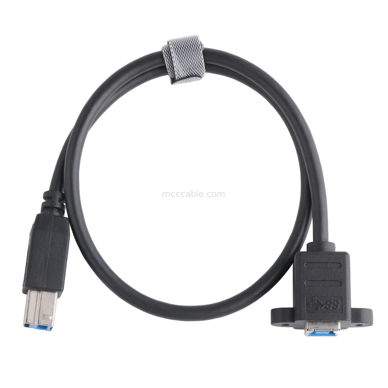 Plug And Play Printer Kabel Konektor USB 3.0 B Pria Untuk Wanita Usb3.0 Bm Untuk Bf