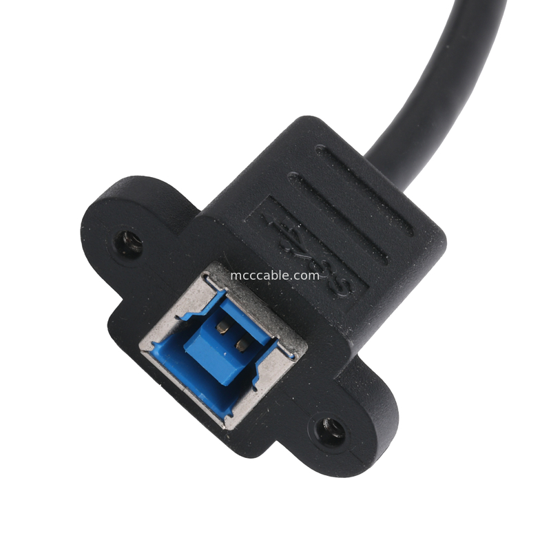 Plug And Play Printer Kabel Konektor USB 3.0 B Pria Untuk Wanita Usb3.0 Bm Untuk Bf
