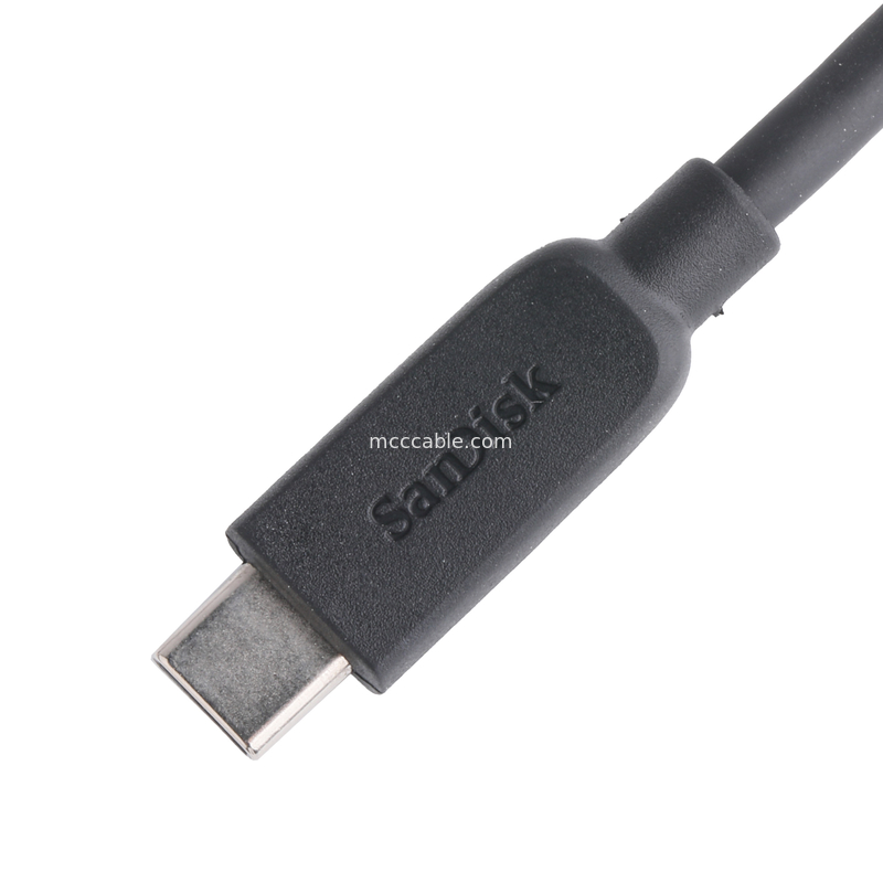 Rohs Eksternal Hard Drive Kabel USB-C Untuk Micro USB 3.1 Gen 2 10 Gbps Panjang Sesuai