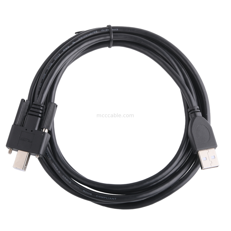 UL Printer Connector Cable Usb 2.0 Tipe A ke Tipe B Kunci