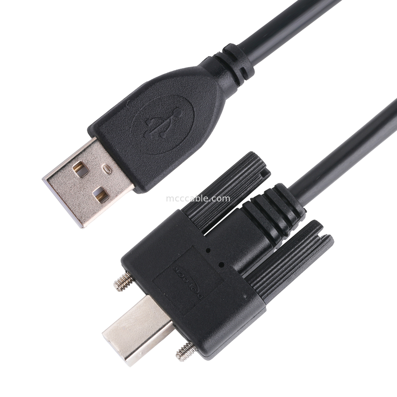 UL Printer Connector Cable Usb 2.0 Tipe A ke Tipe B Kunci