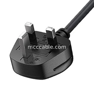 C13 To Uk Plug Power Cord Bs1363 18awg 250v Panjang Cocok untuk sebagian besar komputer, printer dan perangkat lainnya Oem / Odm